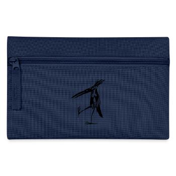 Standing bird - Pencil Case - light blue - Front