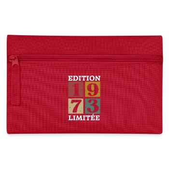 Edition limitée 1973 né e en 1973 - Trousse - rouge - Devant