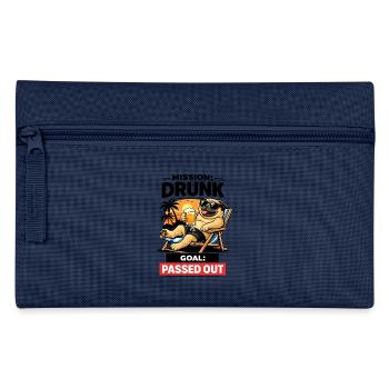 Sunset Pug Traînant Bière - Trousse - bleu clair - Devant