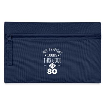 pas tout le monde-l'air aussi bien a 80 ans cadeau - Trousse - bleu clair - Devant