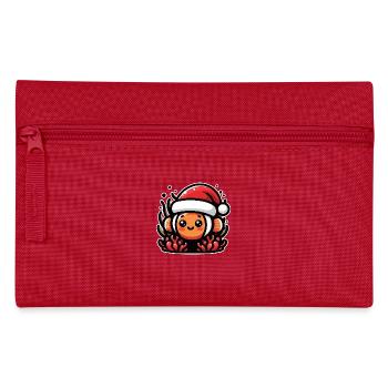 Anemone Fish Clownfish Christmas - Pencil Case - red - Front
