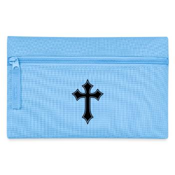 Gothic Cross__V003 - Federtasche - Hellblau - Vorne