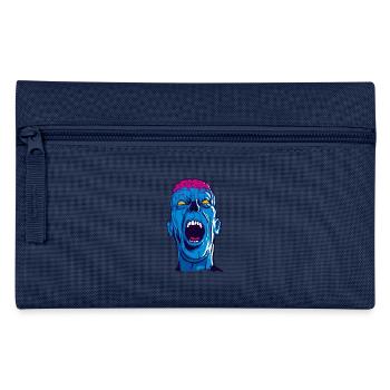 Zombie hurlant - Trousse - bleu clair - Devant