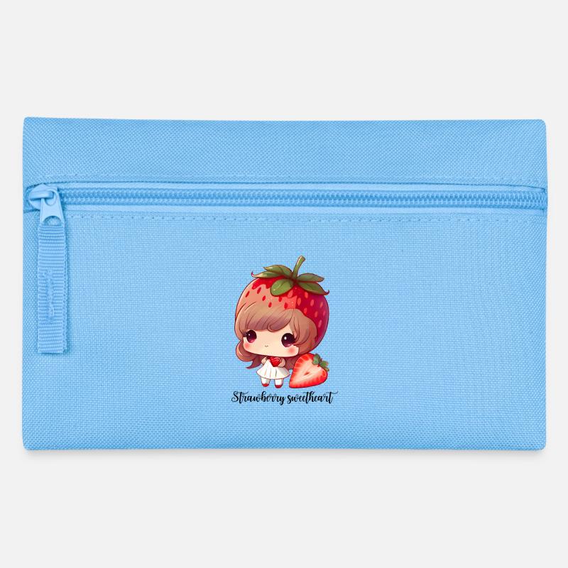 Chérie Strawbeery - Trousse - bleu clair