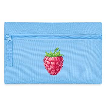 Himbeere - Federtasche - Hellblau - Vorne
