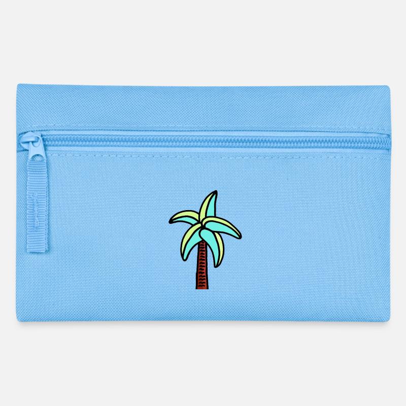 THE ORIGINAL PALM TREE - Pencil Case - light blue
