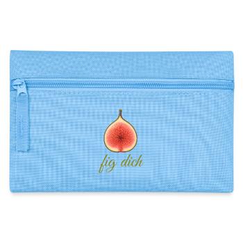 Feige Wortwitz Fig Dich Humor - Federtasche - Hellblau - Vorne