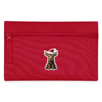 Rennes festifs venus du grand nord - Trousse - rouge - Devant