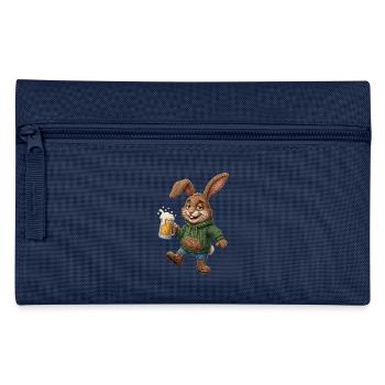 Lapin de Pâques Bière Bunny Bière Fête Verre de bière Célébrer Pâques - Trousse - bleu clair - Devant