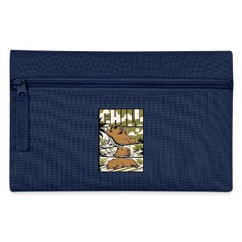 Chill Capybara Relax Design - Pencil Case - light blue - Front