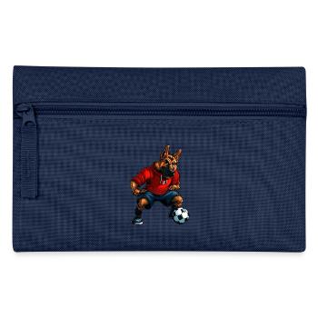 German Shepherd Football - Pencil Case - light blue - Front