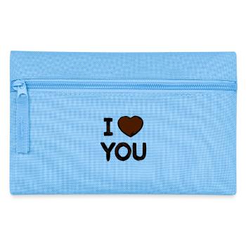 I love you - Pencil Case - light blue - Front