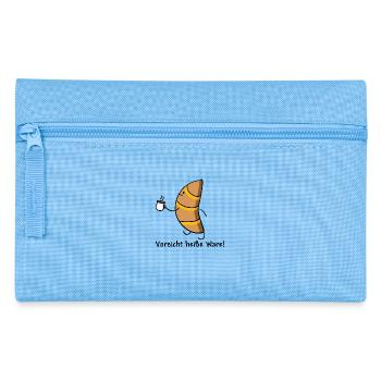 Croissant - Federtasche - Hellblau - Vorne