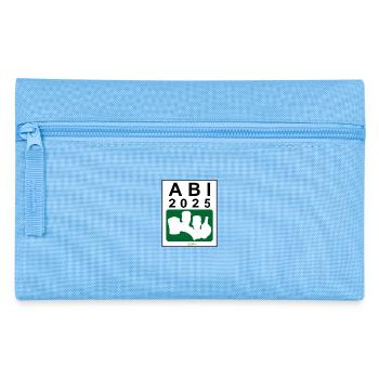 Bier Liga Logo ABI 2025 Grün - Federtasche - Hellblau - Vorne