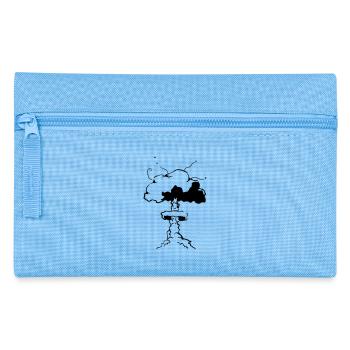 nuclear fart - Pencil Case - light blue - Front