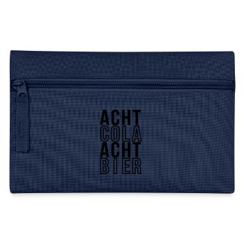 Acht Cola Acht Bier - Federtasche - Hellblau - Vorne