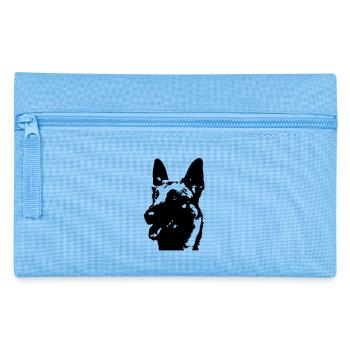 Malinois - Federtasche - Hellblau - Vorne