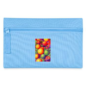 Früchte - Federtasche - Hellblau - Vorne