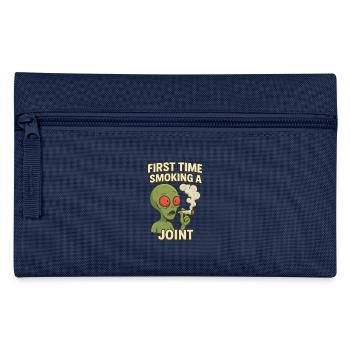 Alien First Joint Smoking - Pencil Case - light blue - Front