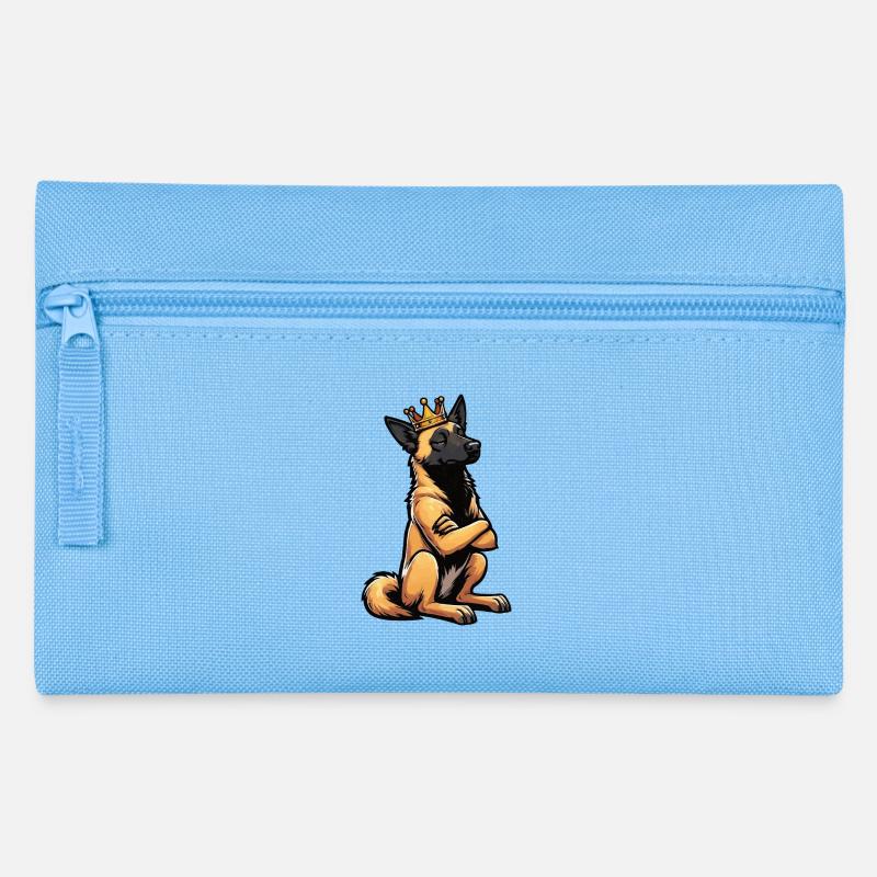 Malinois Belgian Shepherd Malinois Owner - Pencil Case - light blue