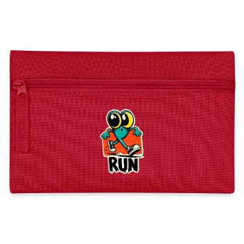 Run Frog Pop Art - Pencil Case - red - Front