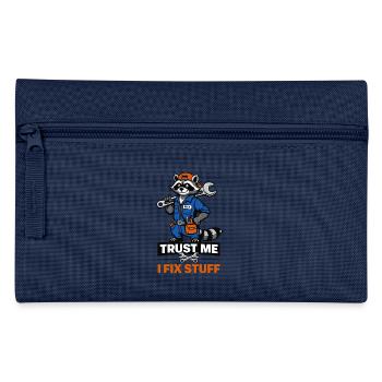 Raccoon Repair Pro - Pencil Case - light blue - Front