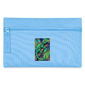 Gecko - Federtasche - Hellblau - Vorne
