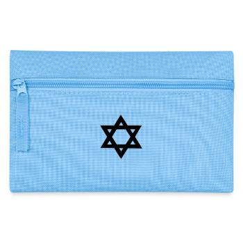 davidstern - Federtasche - Hellblau - Vorne
