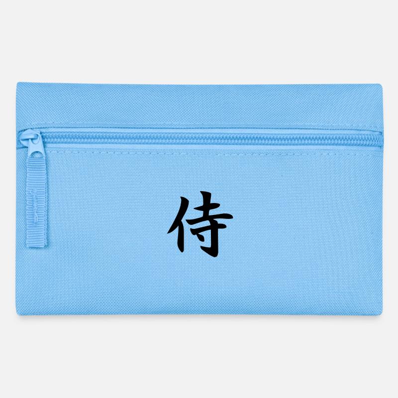 Samurai - Federtasche - Hellblau