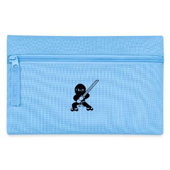 ninja katana - Pencil Case - light blue - Front