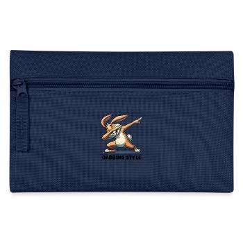hase dabbing comic - Federtasche - Hellblau - Vorne