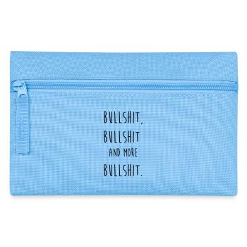 Putain de conneries et plus de conneries - Trousse - bleu clair - Devant