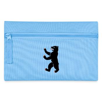 Berliner Bär Single - Federtasche - Hellblau - Vorne