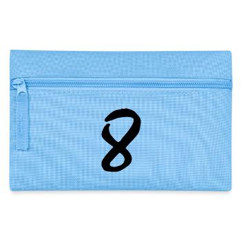 8 - Pencil Case - light blue - Front