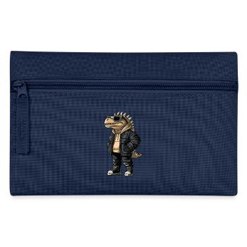 Dinosaure stégosaure Hiver frais - Trousse - bleu clair - Devant