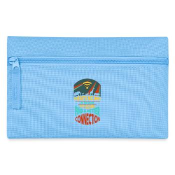 Safari Africa serengeti wildlife savannah animals - Pencil Case - light blue - Front