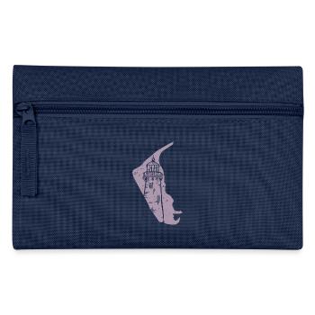 Amrum North Sea Lighthouse Silhouette Grunge - Pencil Case - light blue - Front