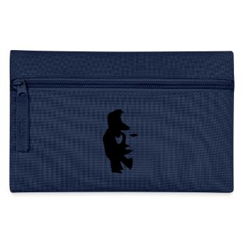 Saxofon - Federtasche - Hellblau - Vorne