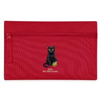 Oops Now Its a Curse - Pencil Case - red - Front