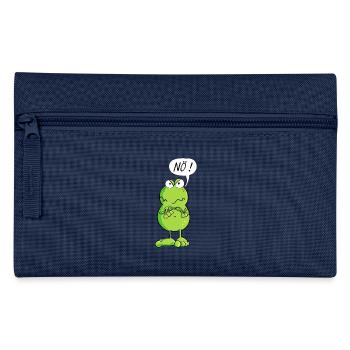Frosch sagt einfach mal Nö - Federtasche - Hellblau - Vorne
