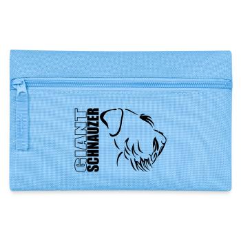 GIANT SCHNAUZER PROFIL - Federtasche - Hellblau - Vorne