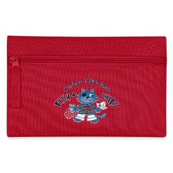 Captain Flips - Pencil Case - red - Front