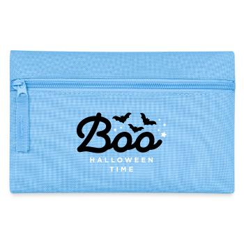 Spooky Silhouette Halloween Design - Pencil Case - light blue - Front