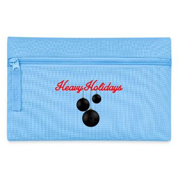 HEAVY HOLIDAYS - Pencil Case - light blue - Front