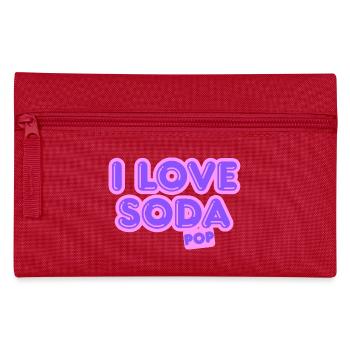I love soda pop - Pencil Case - red - Front
