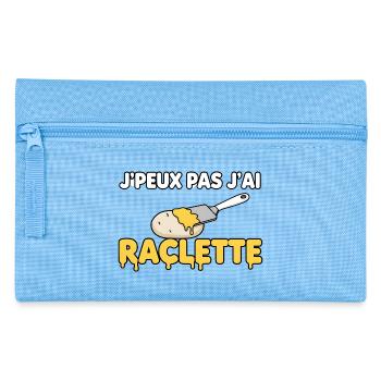 I can't I raclette - Pencil Case - light blue - Front