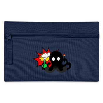 Wissenschafts-Explosion  - Federtasche - Hellblau - Vorne