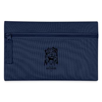 Aussie Dad Hunde Australian Shepherd Hund Wilsigns - Federtasche - Hellblau - Vorne