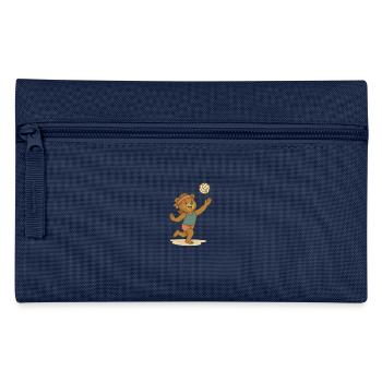 Beach volleyball - Bear - Pencil Case - light blue - Front