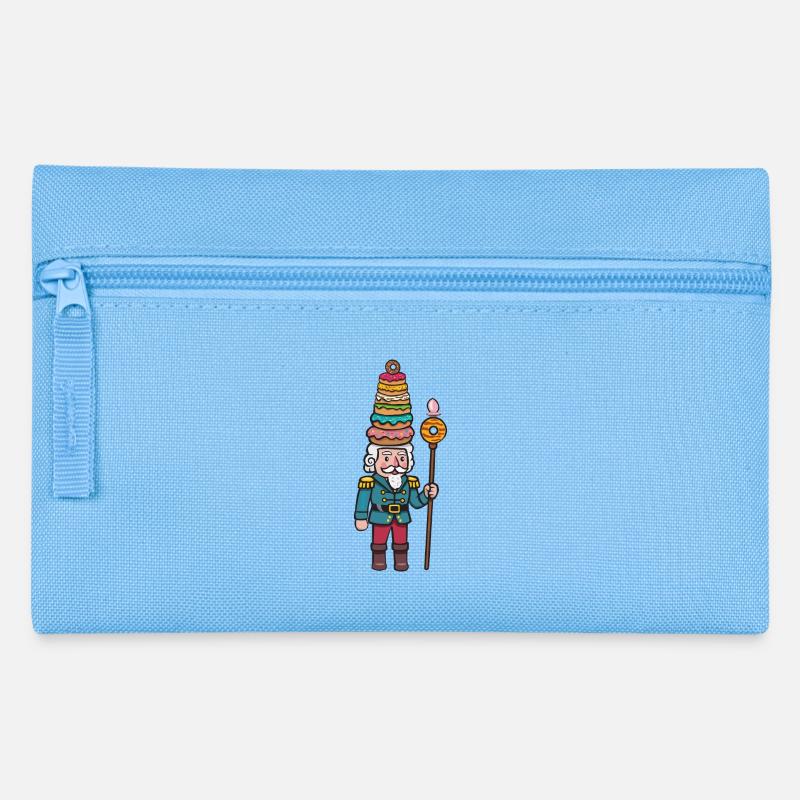 donut cracker nutcracker - Pencil Case - light blue